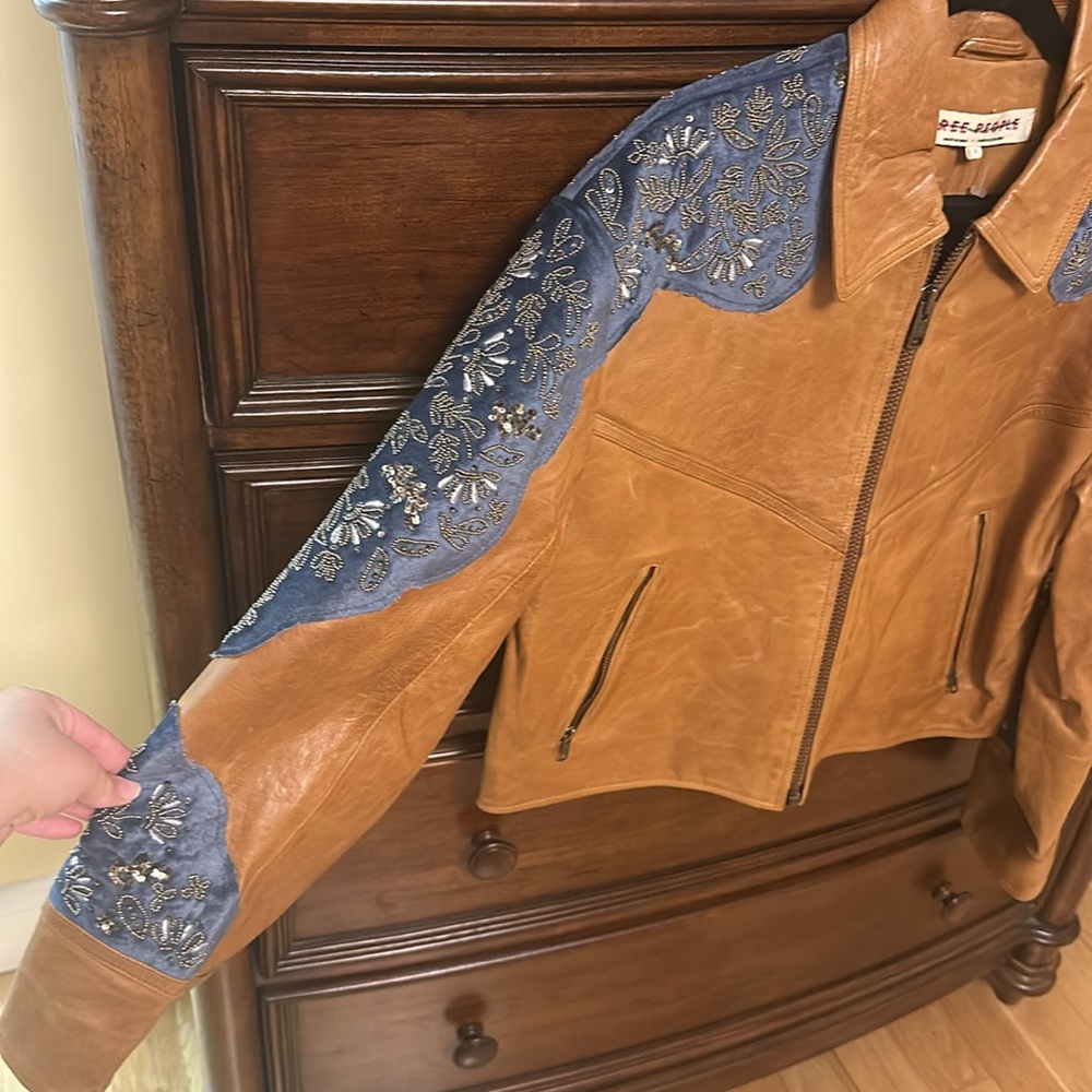 Free People Indie Rider Bomber Jacket NEW - Picture 8 of 16